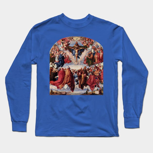 Adoration of the Trinity by Albrecht Durer Long Sleeve T-Shirt by MasterpieceCafe